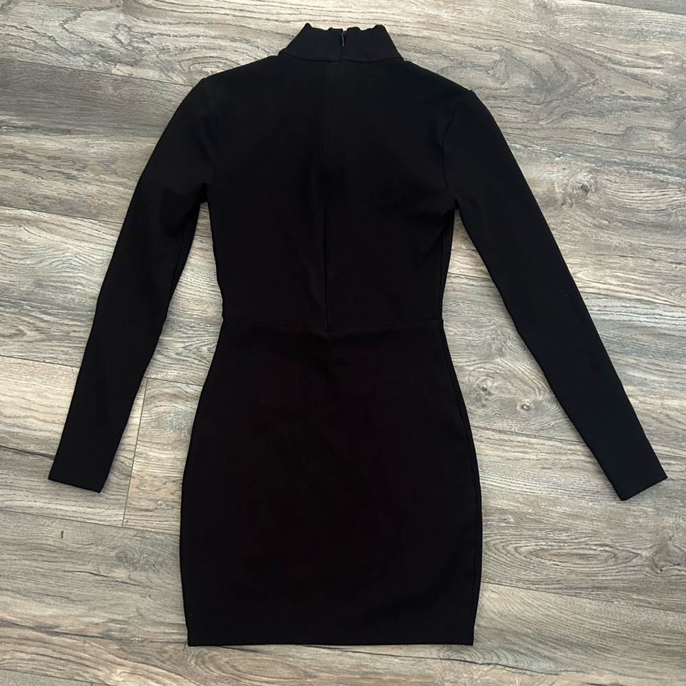 Lovers and friends black mock neck long sleeve mini dress size XS - Picture 3 of 8
